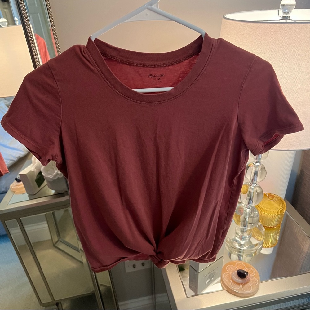 Madewell Tie-Front shirt size XS